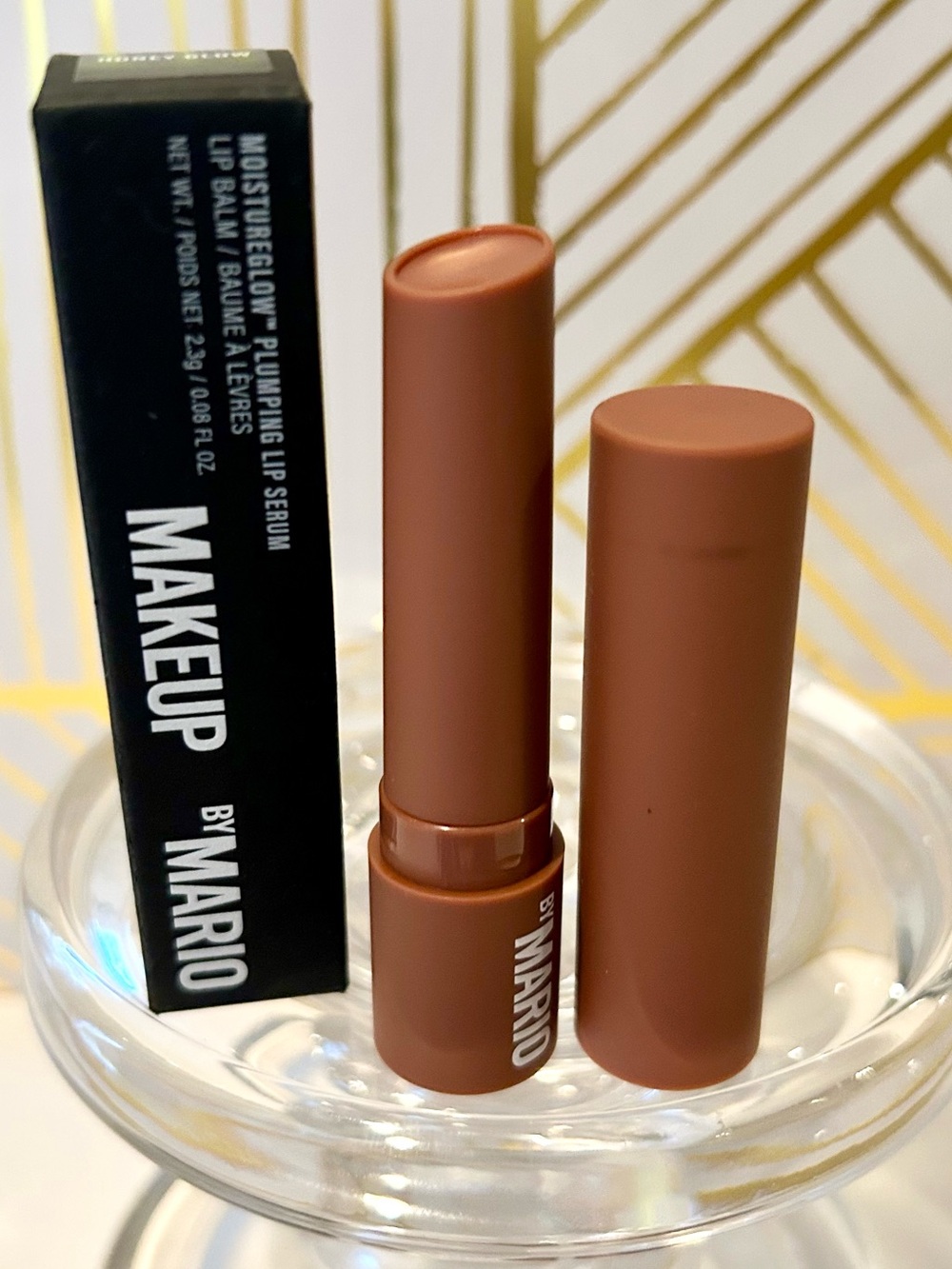 Makeup by Mario MoistureGlow Plumping Lip Serum – Honey Glow – Full Size NIB
